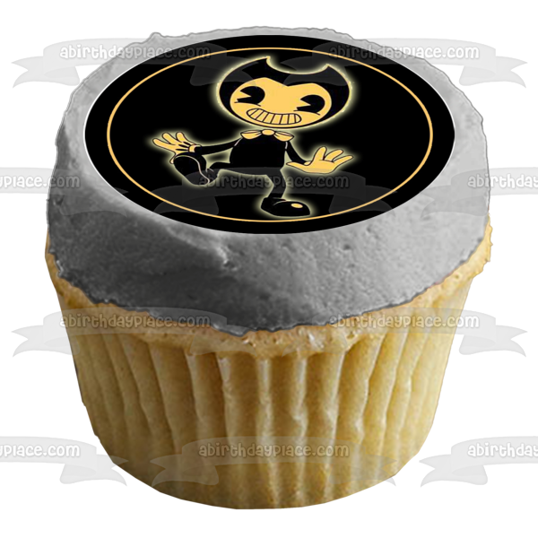 Bendy and the Ink Machine Cupcakes Edible Cupcake Topper Images ABPID50317
