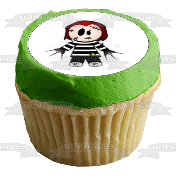 Halloween Cupcake Topper Frankenstein Dracula Witch Edible Cupcake Topper Images ABPID50319