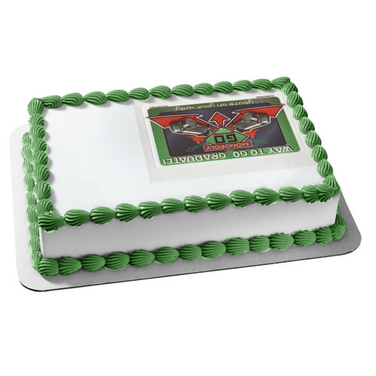 Graduación Estás en tu camino Monopoly Go Imagen comestible para decoración de tarta ABPID06319 