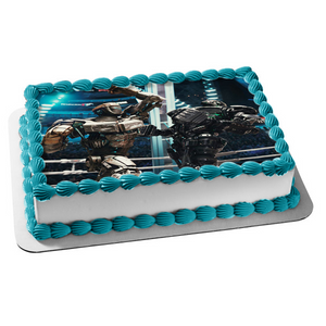 Real Steel Fighting Robot Atom Boxing Zeus Edible Cake Topper Image ABPID50888