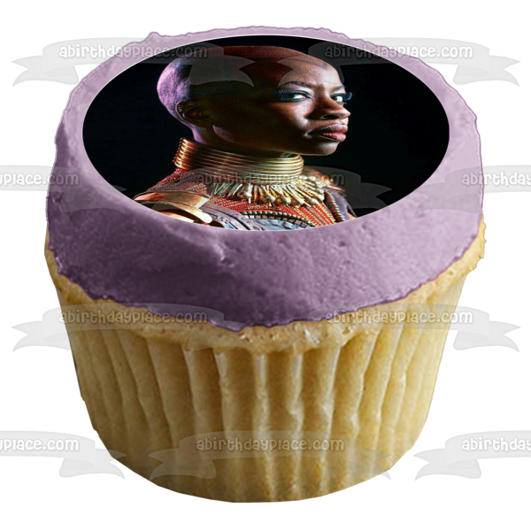 Black Panther Shuri Erik Killmonger Looper Edible Cupcake Topper Images ABPID14822