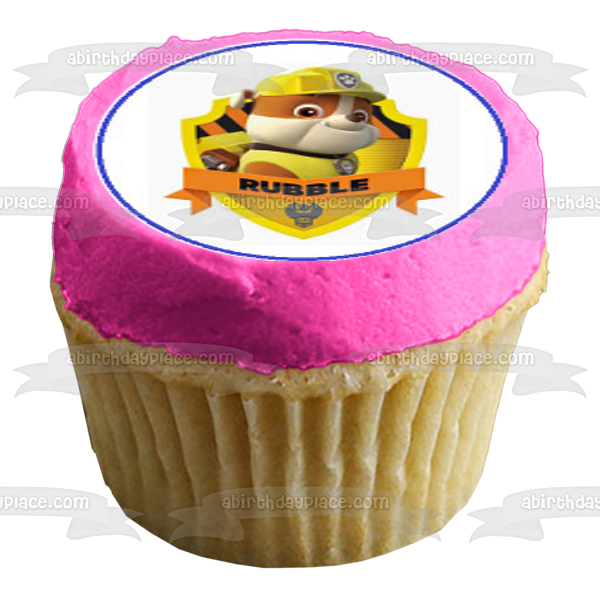 Paw Patrol Chase Rubble Zuma Rocky Skye Marshall Edible Cupcake Topper Images ABPID50501