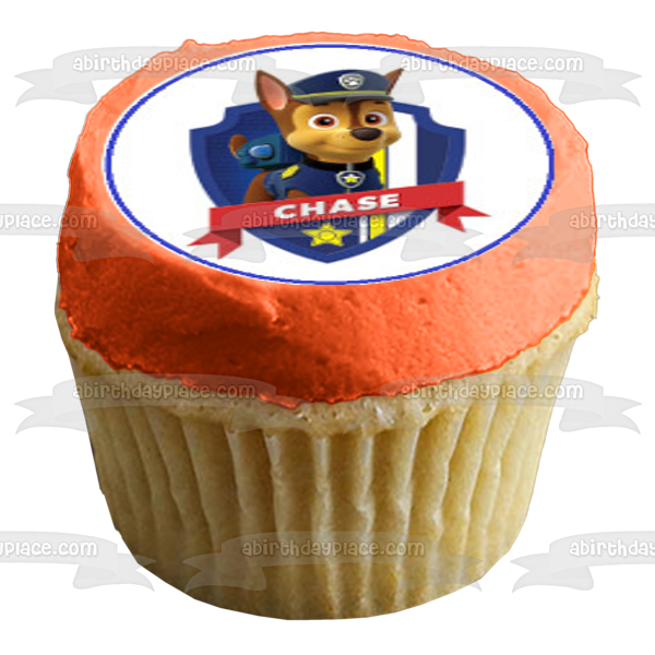 Paw Patrol Chase Rubble Zuma Rocky Skye Marshall Edible Cupcake Topper Images ABPID50501