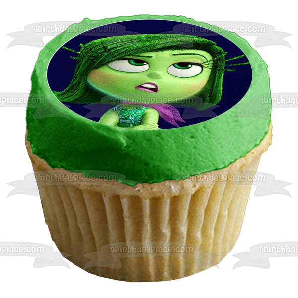 Inside Out Joy Sadness Disgust Fear Anger Edible Cupcake Topper Images ABPID14849