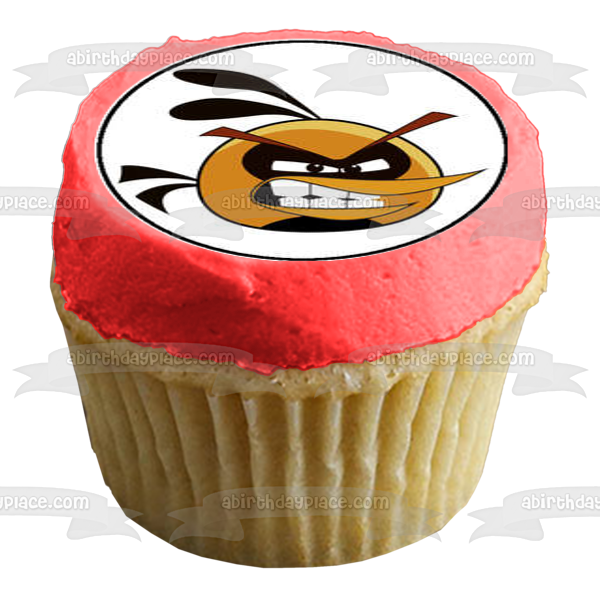 Angry Birds Red Pink the Blues Chuck Bomb Matilda Hal Stella and the Purple Bird Edible Cupcake Topper Images ABPID03640