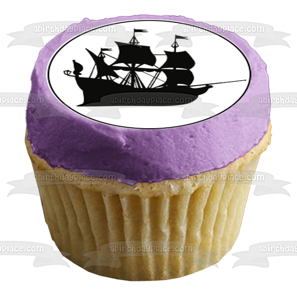 Ships Pirate Seafall Boat Seafaring Cupcake Toppers 24 Count Edible Cupcake Topper Images ABPID50791