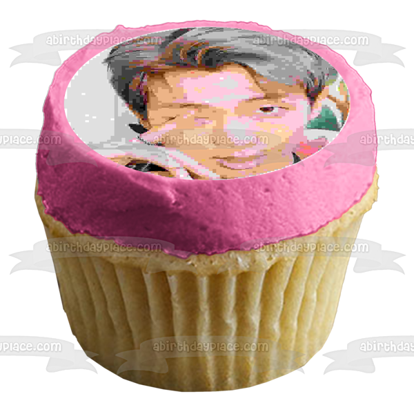 Bts Bangtan Boys K-Pop Jin J-Hope Rm Jungkook Edible Cupcake Topper Images ABPID50377