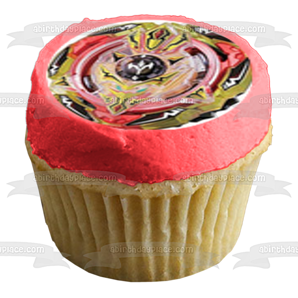 Beyblade Burst Assorted Battling Tops Attack Balance Stamina Defense Types Edible Cupcake Topper Images ABPID51130