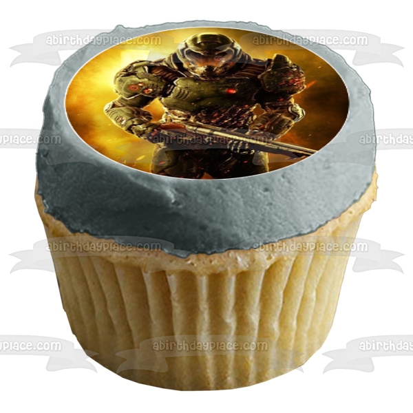 Doom Little Doomguy Arch-Vile 24ct Edible Cupcake Topper Images ABPID51144