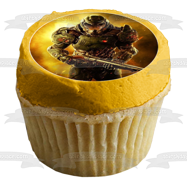 Doom Little Doomguy Arch-Vile 12ct Edible Cupcake Topper Images ABPID51145