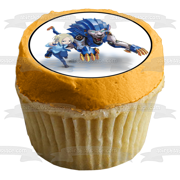 Bakugan Battle Planet Dan Kouzo Drago Gorthion Wynton Styles Lia Venegas Shun Kazami Lightening Edible Cupcake Topper Images ABPID51199