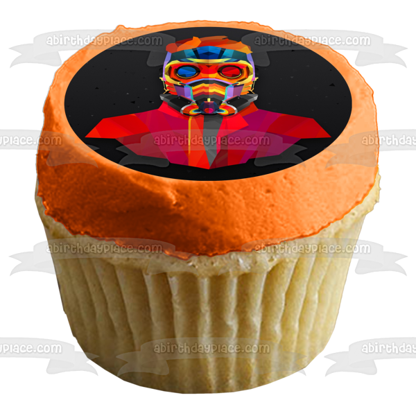 Guardians of the Galaxy Starlord Neon Edible Cake Topper Image ABPID00019