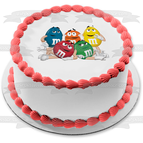 M&m's America's Favorite Spokescandies Edible Cake Topper Image ABPID00665