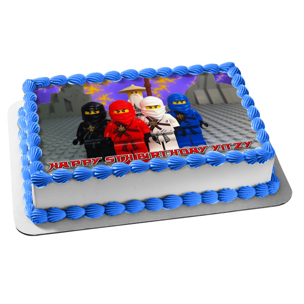 LEGO Ninjago Ninjas Master Wu Edible Cake Topper Image ABPID03203