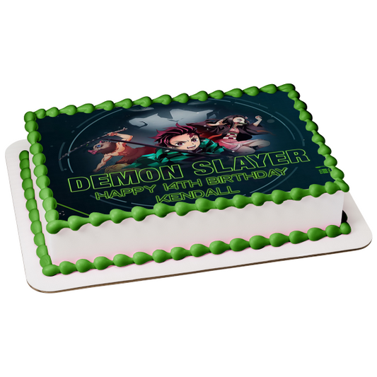 Demon Slayer: Kimetsu No Yaiba Tanjiro Nezukosearch Inosuke Hashibira Imagen comestible para decoración de tarta ABPID52244 