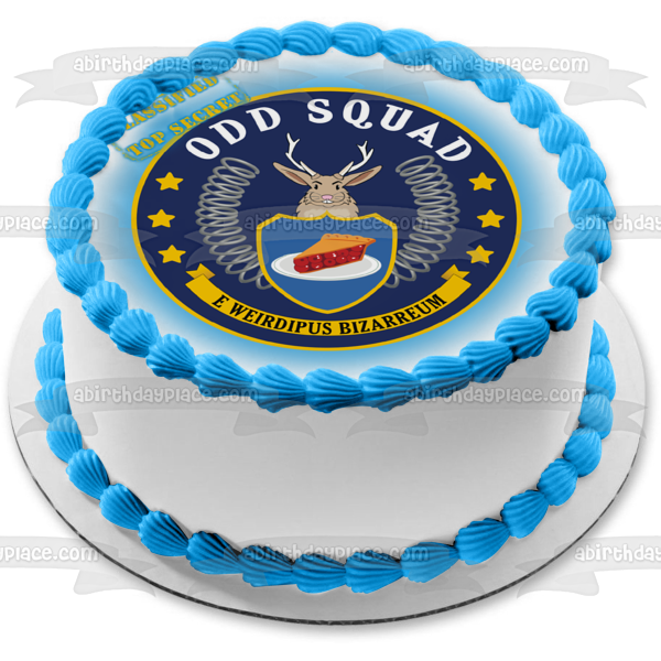 Odd Squad Logo Edible Cake Topper Image ABPID52128