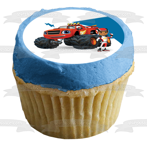 Blaze and the Monster Machines Edible Cake Topper Image ABPID05946