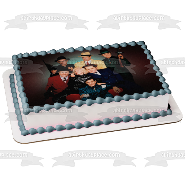 Dick Tracy Live Action Comic Book Movie Villains Edible Cake Topper Image ABPID53619