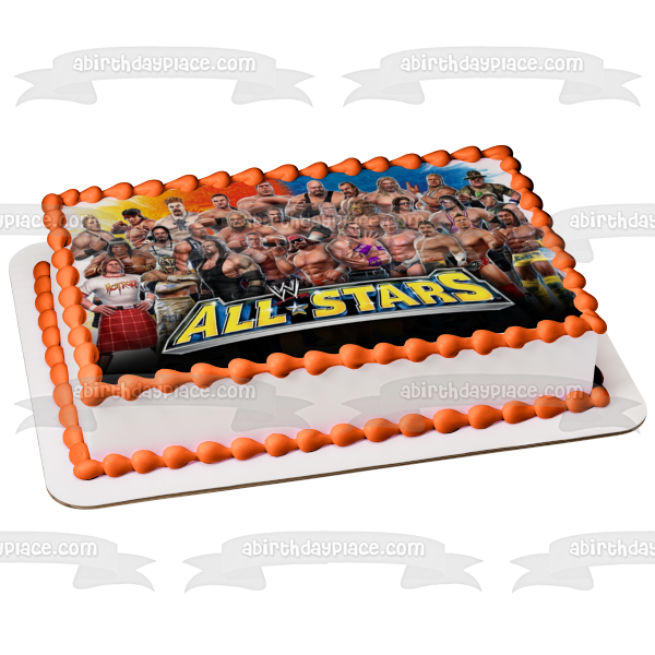 Wwa World Wrestling All Stars Brian Adams Lex Luger Shark Boy Edible Cake Topper Image ABPID53620