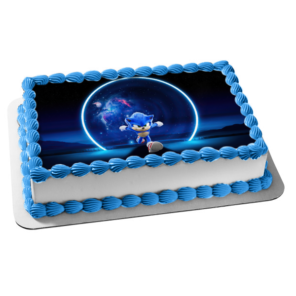 Sonic Retro Style Game Edible Cake Toppers – Cakecery