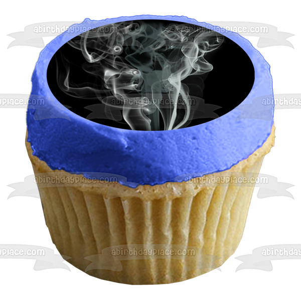 Abstract Smoke What Do You See Edible Cake Topper Image ABPID53633