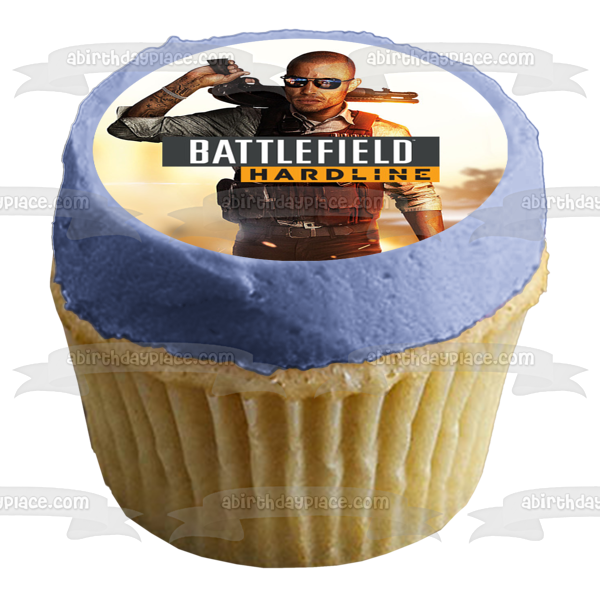 Battlefield Hardline Edible Cake Topper Image ABPID01532