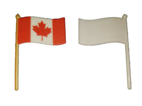 Canadian Flag Cupcake Picks (12 pieces)