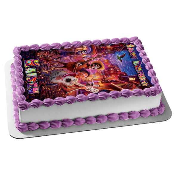 Coco Disney Miguel Mamá Imelda Edible Cake Topper Image ABPID01567