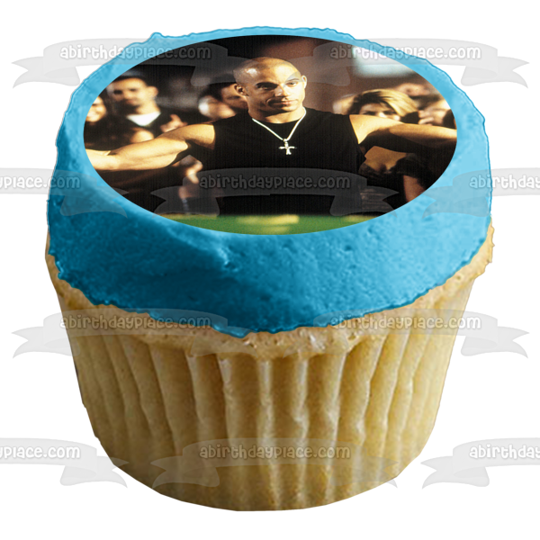 Fast and the Furious  Dominic Toretto Edible Cake Topper Image ABPID01653