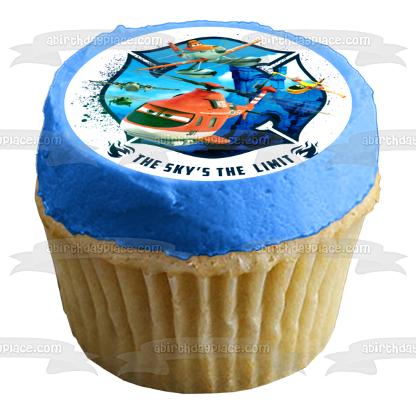 Planes Blade Ranger Dusty Crophopper and Ishani Edible Cake Topper Image ABPID05104