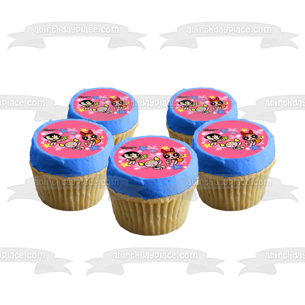 Power Puff Girls Blossom Bubbles and Buttercup Edible Cake Topper Image ABPID03330
