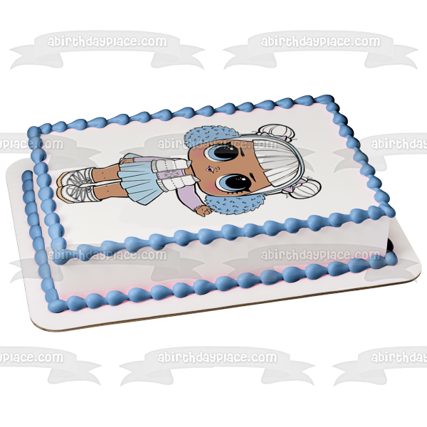 LOL Surprise Snow Angel Edible Cake Topper Image ABPID49621