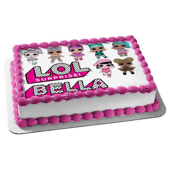 LOL Surprise Queen Bee Unicorn Troublemaker Splash Queen Edible Cake T