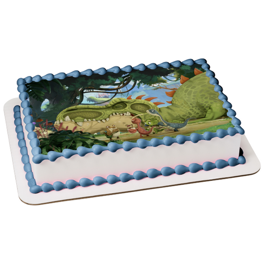Gigantosaurus Rocky Bill Tiny Mazu Edible Cake Topper Image ABPID49697