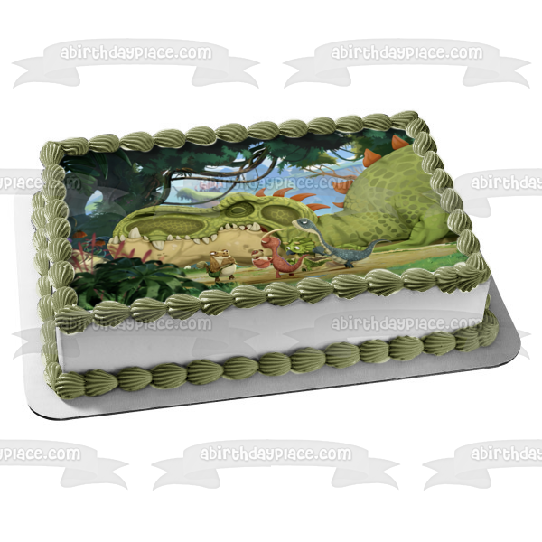 Gigantosaurus Rocky Bill Tiny Mazu Edible Cake Topper Image ABPID49697