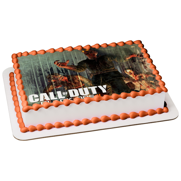 Call of Duty Black Ops 2 Zombies Edible Cake Topper Image ABPID49852