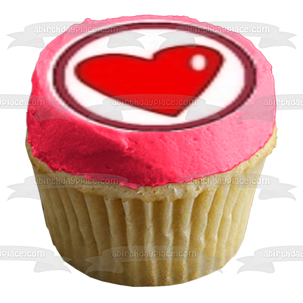 Valentine's Day Love Hearts Cupids and Arrows Edible Cupcake Topper Images ABPID05706