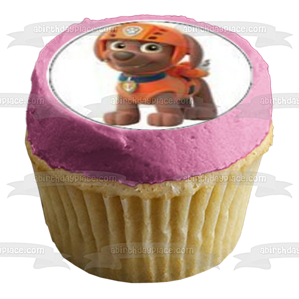 Paw Patrol Chase Zuma Skye Marshall Rubble and  Rocky Edible Cupcake Topper Images ABPID04595
