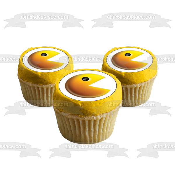Imágenes comestibles para cupcakes de Pac Man Nemco ABPID08524 