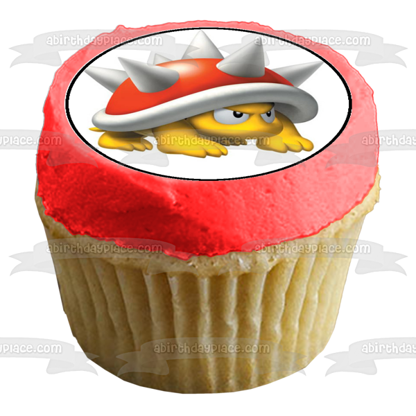 Super Mario Brothers Luigi Yoshi Toad Starman 1-up Mushroom Cheep Cheeps Edible Cupcake Topper Images ABPID08946
