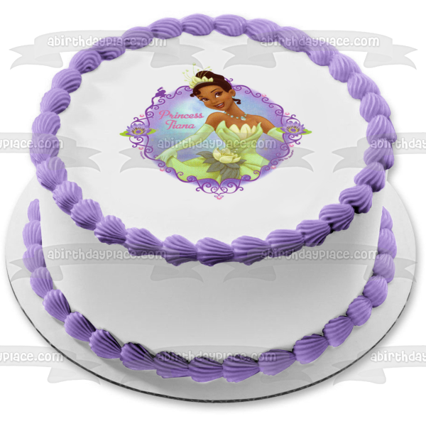 Princess and the Frog Tiana Edible Cake Topper Image ABPID05755