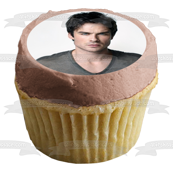Vampire Diaries  Damon Salvatore Edible Cake Topper Image ABPID03889