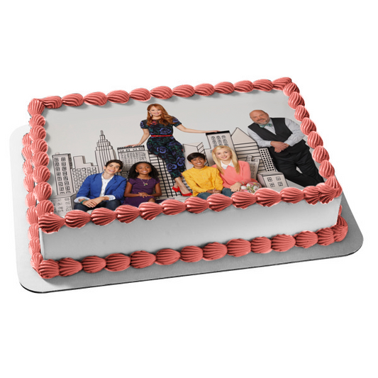Disney Jessie Characters Luke Peyton Zuri Ravi Edible Cake Topper Image ABPID53647