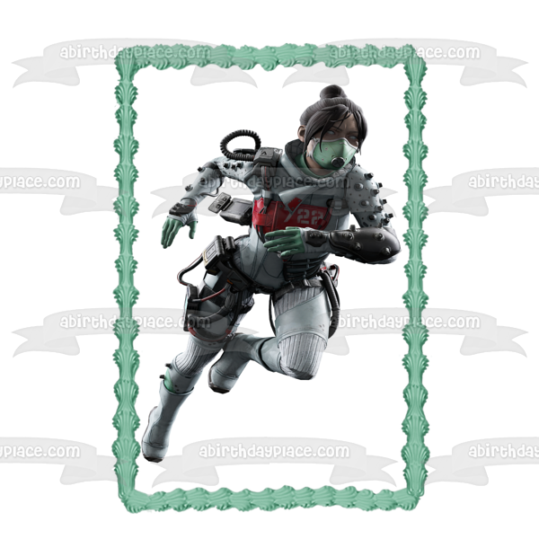 Apex Legends Wraith 2 Cool Skin Edible Cake Topper Image ABPID53674