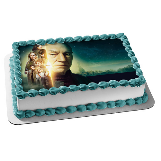 Star Trek Picard Group Edible Cake Topper Image ABPID53654