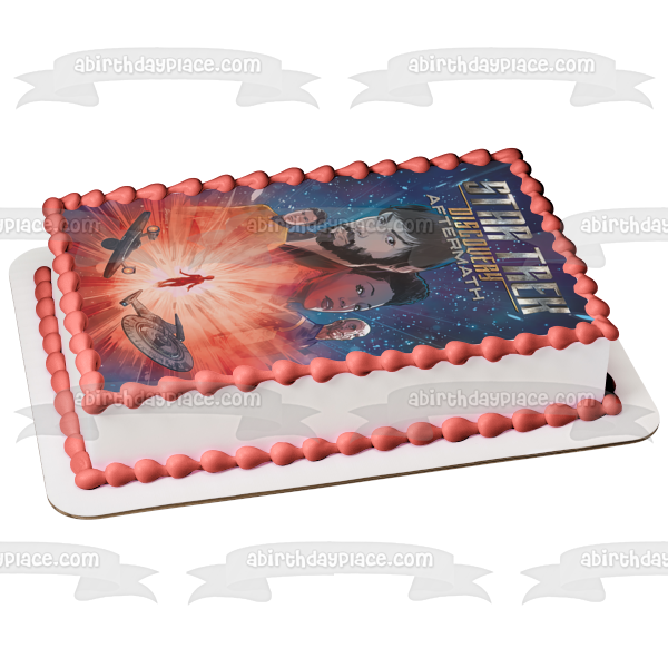 Star Trek Discovery Aftermath Spock Michael Pike Saruu Edible Cake Topper Image ABPID53657