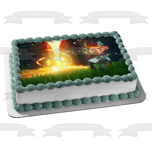 Spellbreak Fire Tornado Edible Cake Topper Image ABPID53669
