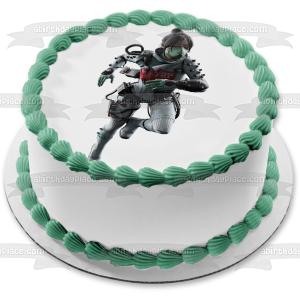 Apex Legends Wraith 2 Cool Skin Edible Cake Topper Image ABPID53674
