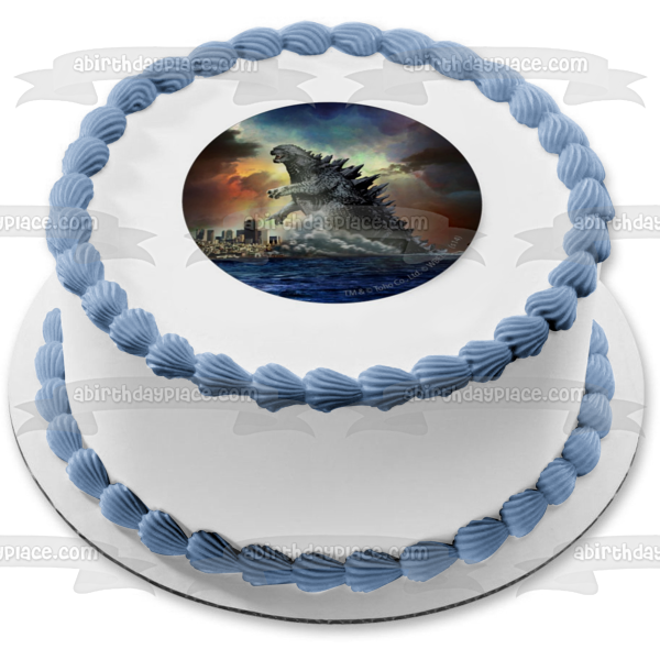 Godzilla King of the Monsters Edible Cake Topper Image ABPID05849