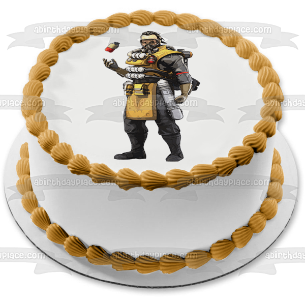 Apex Legends Caustic Edible Cake Topper Image ABPID53686